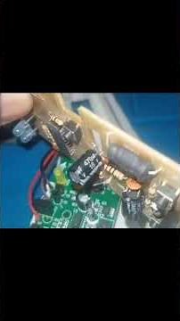 lasko fan PCB repair | Check and replace defective electrolytic capacitor on control board.