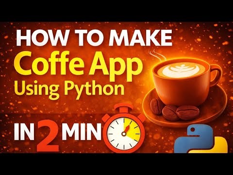 Build a Coffee App with Python in Just 2 Minutes!
