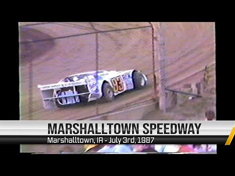 Late Model Racing at Marshalltown Speedway | July 3rd, 1987