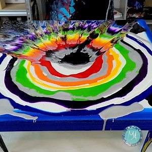 506K views · 7.6K reactions | My FAVORITE Paint and water techniques! There are so many possiblities with Acrylic Pouring and Fluid Art! Here are some of my favorites! Happy Painting! | MollysArtistry | Facebook