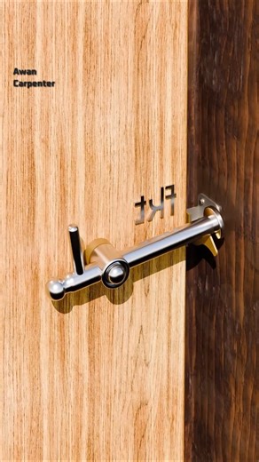 Door Lock System Techniques #wood #tools #diy