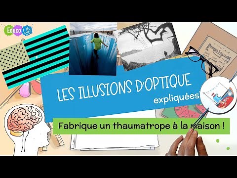 Incroyable! les illusions d’optique expliquées + fabrique un thaumatrope à la maison!