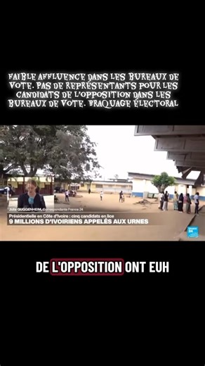 Même France 24 ce média corrompu est fatigué de vivre dans le mensonge du rdr. Faites vos sondages et vous verrez que nous sommes en train de vivre une élection de la honte. | Le Scribe