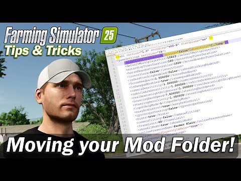 Move your mod folder in Farming Simulator 25