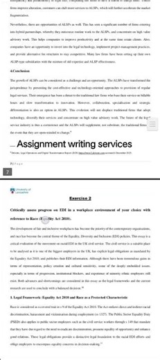 Assignment writing services