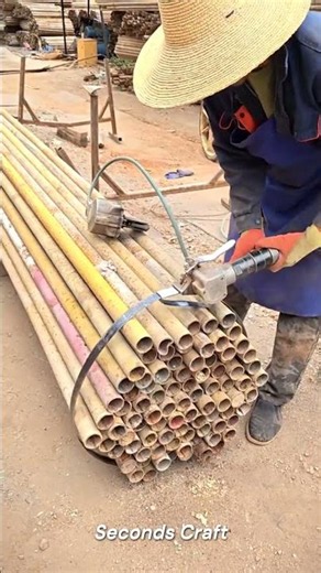 The Process of Banding Steel Pipes