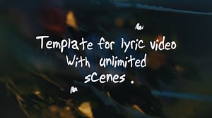 Lyric Video Template