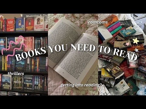 Books that will get you into reading 📚⭐ (every genre!!)
