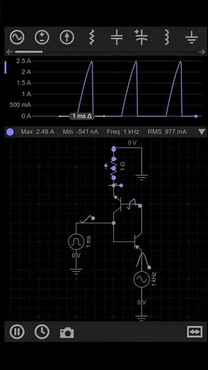 Two transistor model of SCR |animation| #circuit #education#electricalengineering