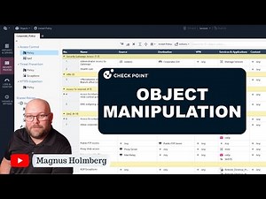 Check Point R81.X - Crash Course - SmartConsole Part4 - object manipulation