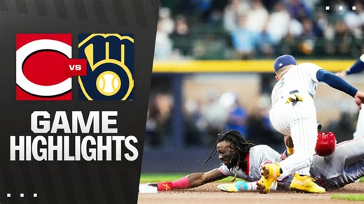 Reds vs. Brewers Highlights