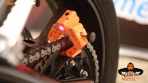 Laser Monkey - The Quick, Easy and Most Precise Way to Align Your Motorcycle Chain and Rear Wheel | Tru-Tension