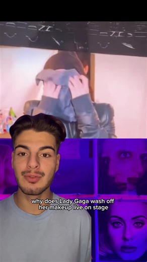 Lady Gaga's Emotional Makeup Removal on Stage