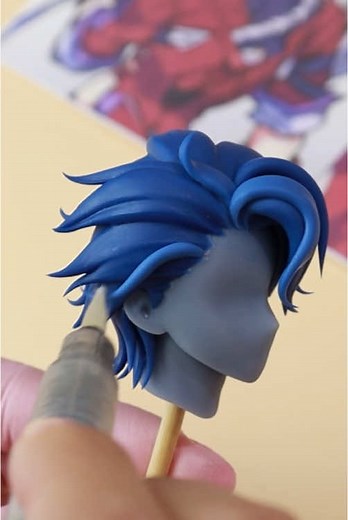 Modeling Clay Hair Tutorial | Jessi Biscuit