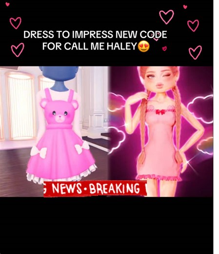 DRESS TO IMPRESS NEW CODE FOR CALLMEHHALEY😍 #dresstoimpress #roblox #robloxdresstoimpress #callmehhaley #dresstoimpresscodes