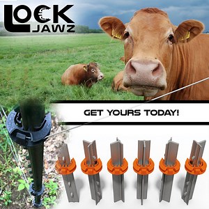 Spring is in the air, time to think about fencing.! If you haven't tried the T-360 yet, you are missing out. Come see what all the fuss is about and join the growing list of farmers that keep giving LockJawz 5-stars. | LockJawz