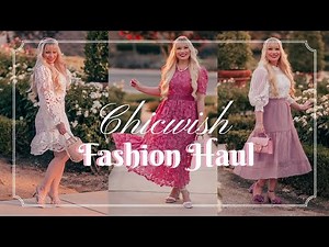 CHICWISH Dress & Skirt Try On Haul and Review | Feminine Clothing Stores (2022)