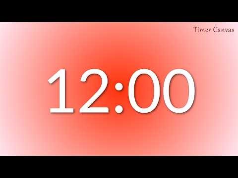 12 Minute Red Aura Timer | Active Yoga Flow & Core Stability