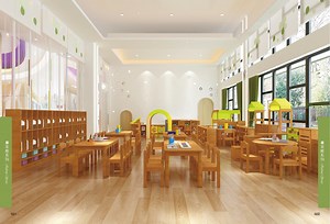 [Hot Item] 2021 New Kindergarten Table, Kid Wood Preschool Table, Child Table Student Table, Nursery Round Table, Classroom Study Table