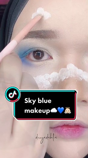 sky blue fairy makeup 👼🏻🧚🏻 #makeup #makeuptutorial #mua #beautytips #makeupart