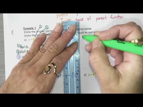 MCR3U1 4.6 Transformations of Exponential Functions Part 2