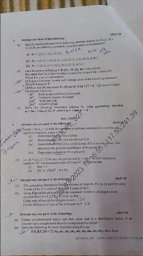 DSTL | B.Tech 2nd Year | AKTU Paper | 2022-23 #aktu #dstl #exam