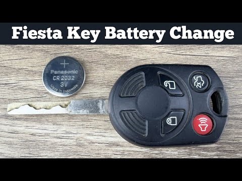 2015 - 2019 FORD FIESTA Remote Key Fob Battery Replacement - How To DIY Change Replace Key Batteries