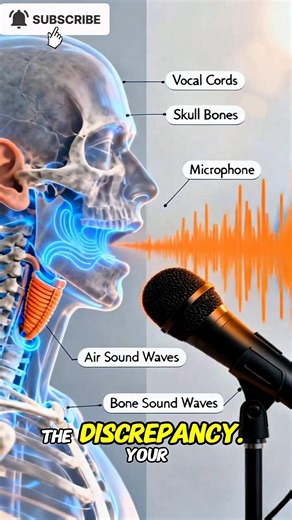 Why Your Voice Sounds Different When Recorded | Bone vs Air Conduction (3D Animation)
