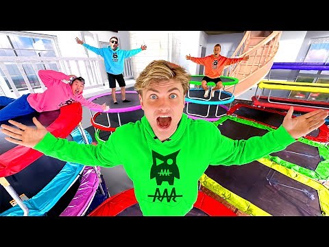 I BUILT THE WORLD'S BIGGEST INDOOR TRAMPOLINE PARK!!