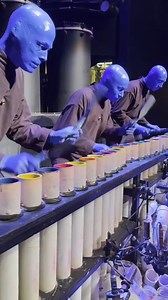 Start your week with #BlueManCHI rockin' out on PVC pipes! 🥁 | Blue Man Group