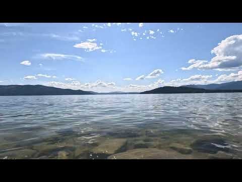 Oden Bay Trail Sandpoint Idaho Views Lake Pend Oreille and Surrounding Woods in 4K