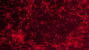 Dark pink color plexus technology background