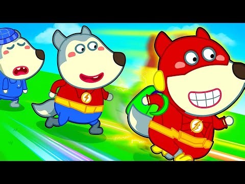 Quand Wolfoo est devenu Flash⚡Dépêche-toi, Wolfoo ! | Wolfoo De France