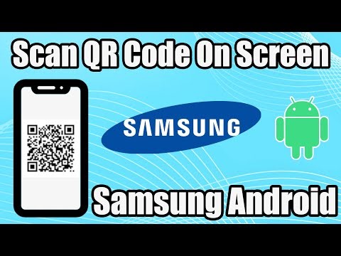 Scan QR on Phone Screen Android Samsung