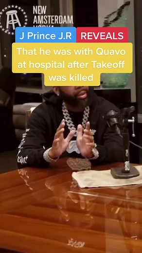J Prince Jr Speaks on Post-Takeoff Incident with Quavo