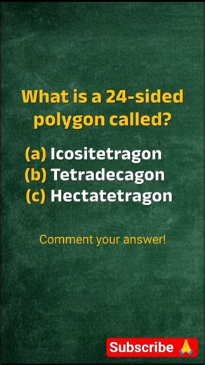 Geometry Challenge: Name This Polygon! #maths #quiz #geometry #iqtest #puzzle #shorts #riddles #fyp