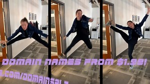 21K views | Sparkly put her body on the line to perform some classic cheerleader tricks, the least you can do is check out Name.com/domainsale. Domain names like .US and .BEER starting at just $1.99. | name.com | Facebook