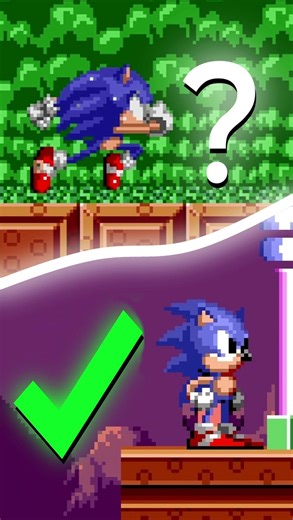 This Sonic Sprite Mod Looks REALLY GOOD 😊 "Junio Sonic S3 Style" Mod 😊 Sonic Origins mods Shorts