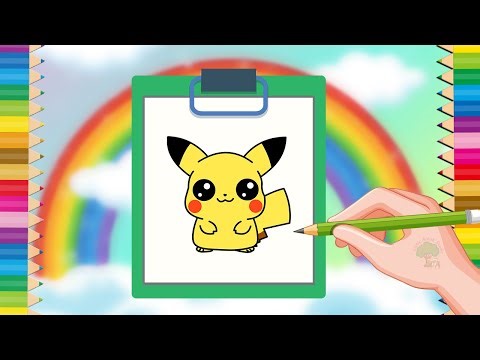 How to Draw Pikachu ⚡ | Easy Pikachu Drawing Step by Step for Kids & Beginners