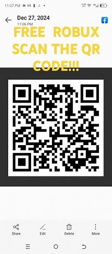 FREE ROBUX SCAN THE QR CODE!