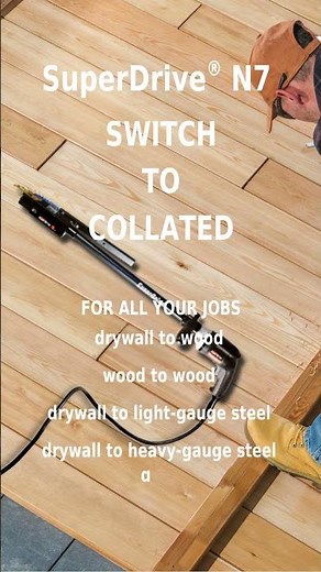 SuperDrive N7 collated attachment for impact drivers