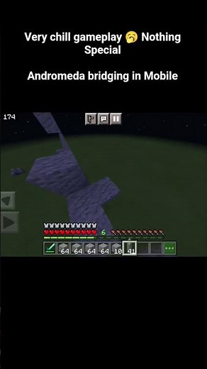 Andromeda bridge in mobile #minecraft #mcpe