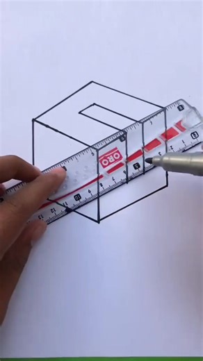 easy 3d drawing illusion #easy #3d #drawings | Ted-Ed Artist