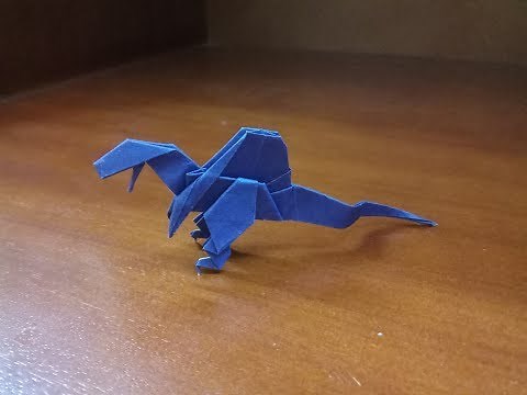 Origami Dinosaur Spinosaurus Easy