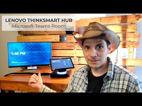 Lenovo ThinkSmart Hub - Product Overview, New Cable Management System, and Microsoft Teams Demo