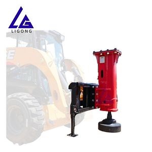 [Hot Item] Customizable LG Skid Steer Post Rammer with Hydraulic Post Hammer for Stable Performance Post Driver Pole Fence Pile Driver