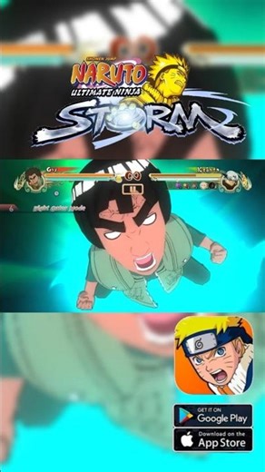 Eight Gates Guy - Naruto Ultimate Ninja Storm. Mobile Version #naruto #guy #shorts