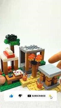 I tried to build a Minecraft village from LEGO… #lego #legobuild #minecraft