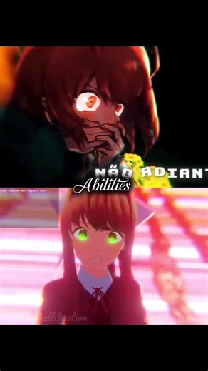Chara vs Monika & Undertale vs DDLC / Equal Cosmology #edit #ddlc #vsedit #undertale