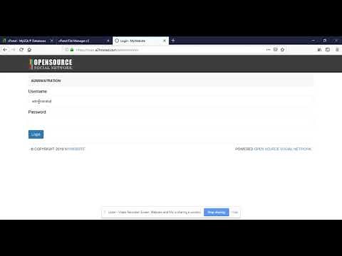 How to install Open Source Social Network on cPanel